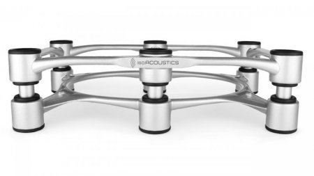 Description image for IsoAcoustics Aperta 300 Aluminum Speaker Isolation Stand SILVER