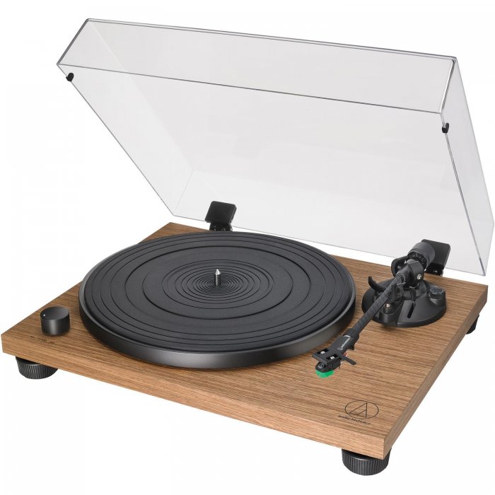 Audio-Technica AT-LPW40WN Manual Belt Drive Stereo Turntable WALNUT - Click Image to Close