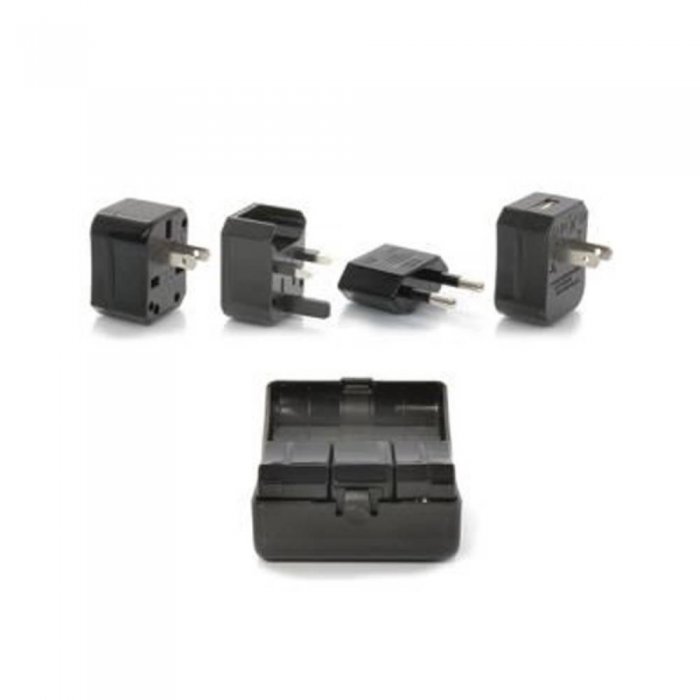Ultralink UP606 Universal World Travel Adapter w/ USB - Click Image to Close