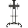 Rocelco VSTC Standard TV Cart for Screens up to 75"/100lbs