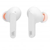 JBL Live Pro TWS Truly Wireless Noise Cancelling In-Ear Stem Headphones WHITE