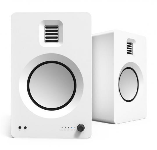 Kanto TUK High-End Powered Bookshelf Speaker (Pair) MATTE WHITE - Open Box