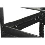 Sanus CFR1620 35-Inch Tall AV Rack 20U Stackable Skeleton Rack BLACK