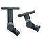 Sanus WMS3B Tilt and Swivel Wall Mount for Satellite Speakers (Pair) BLACK