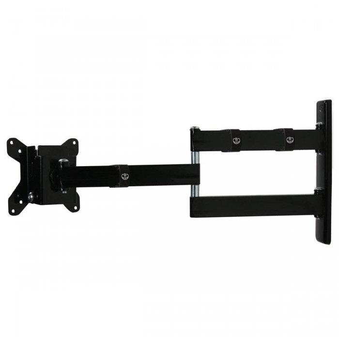 B-Tech BT7513 B LCD 13"-23" Vesa Double Arm Flat Screen Wall Mount with Tilt and Swivel - Click Image to Close