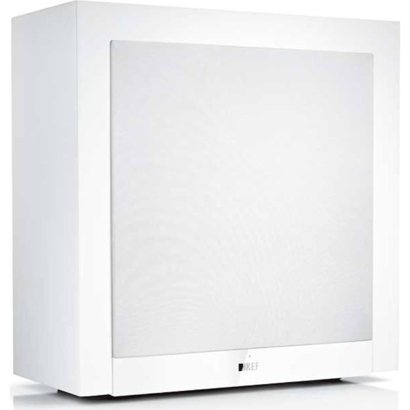 KEF T-2 Ultra-Thin 10" Powered Subwoofer 250W WHITE