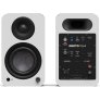 Kanto Living YU4 2nd Gen (2nd Gen) 160 W Powered Speakers System with Bluetooth 5.3 Phono Preamp USB-C WHITE