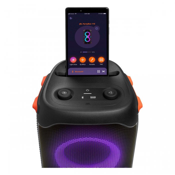 JBL PartyBox 110 Portable 160W Wireless Speaker - Click Image to Close