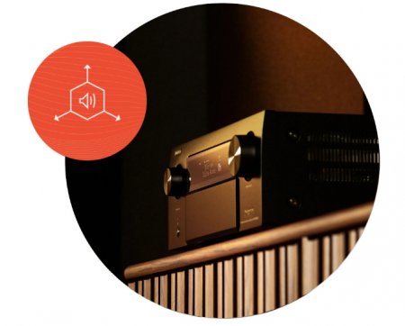 Description image for Denon AVR-X6800H 11.4 Ch. AV Receiver, 140W/Ch., HEOS Streaming, Dolby Atmos, 8K Video Sup