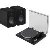 Kanto Living OBI3 2nd Gen & YU6 2nd Gen Turntable and Powered Speaker System Bundle BLACK