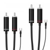 Pro-Ject Connect it Phono DS RCA to RCA Cable with Ground Wire 1.23m