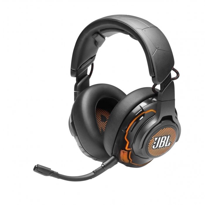 JBL QUANTUM ONE Over-ear Wired Pro Gaming Over-ear Wired Gaming Headset w/ RGB Lighting BL - Click Image to Close