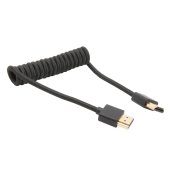 Ultralink ULPHCA2A Coiled HDMI Cable A to A 12in