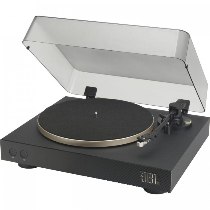 JBL Spinner BT Bluetooth Belt Drive Turntable with AptX-HD GOLD/BLACK - Click Image to Close