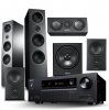 Mission LX & Onkyo TX-SR393 with LX-5 Towers, LX-2+, LX-C & Subwoofer Package BUNDLE
