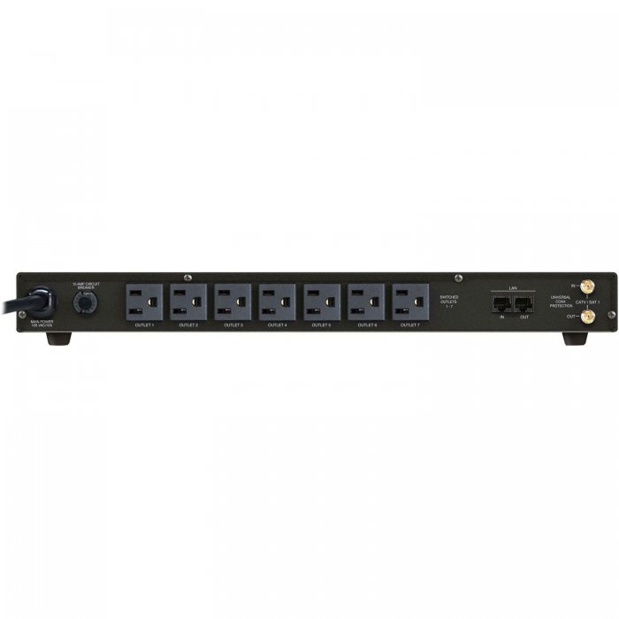 Panamax MR-4000 8-Outlet Home Theater Surge Protector BLACK - Click Image to Close