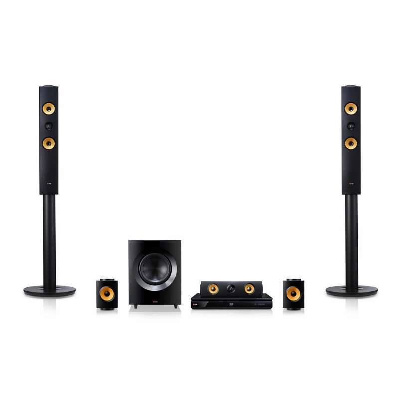 LG BH7440P 5.1ch 1200W 3D Wi-Fi 4K Upscaling Smart Home Theater