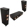 Klipsch Reference Premiere RP-8000F II & RP-504C II Front Speaker System Bundle BLACK - Open Box