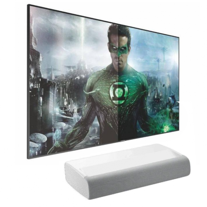 Samsung SP-LSP9TFAXZC Short Throw Projector with FREE Grandview 120" Screen BUNDLE - Click Image to Close