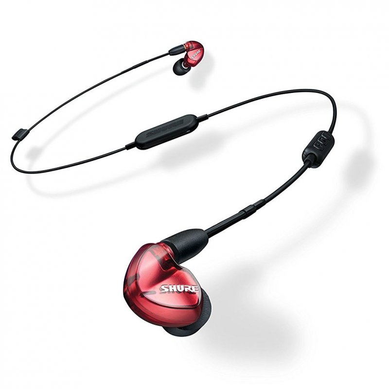Shure SE535LTD+BT1 Sound Isolating In-Ear Earphones + Bluetooth Cable & Mic RED