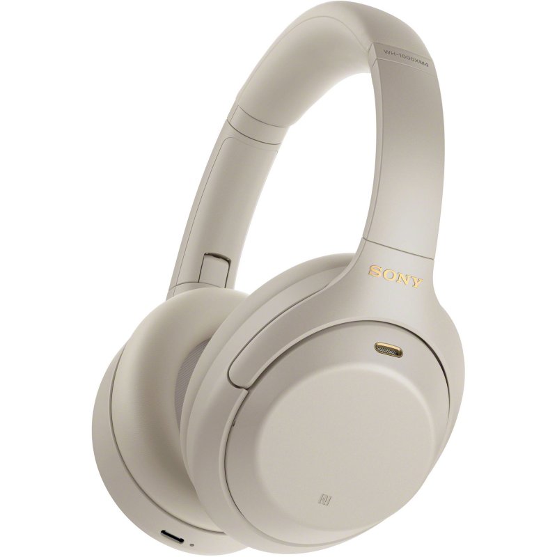 Sony WH-1000XM4 Wireless Noise-Cancelling Over-the-Ear Headphones SILVER