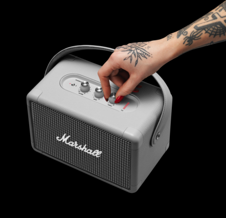 Description image for Marshall Kilburn II Portable Bluetooth Speaker BLACK/BRASS