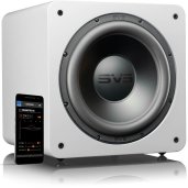 SVS SB-2000 PRO 12-Inch Sealed Box Subwoofer with Sledge STA-550D Amp GLOSS WHITE - Scratch n Dent