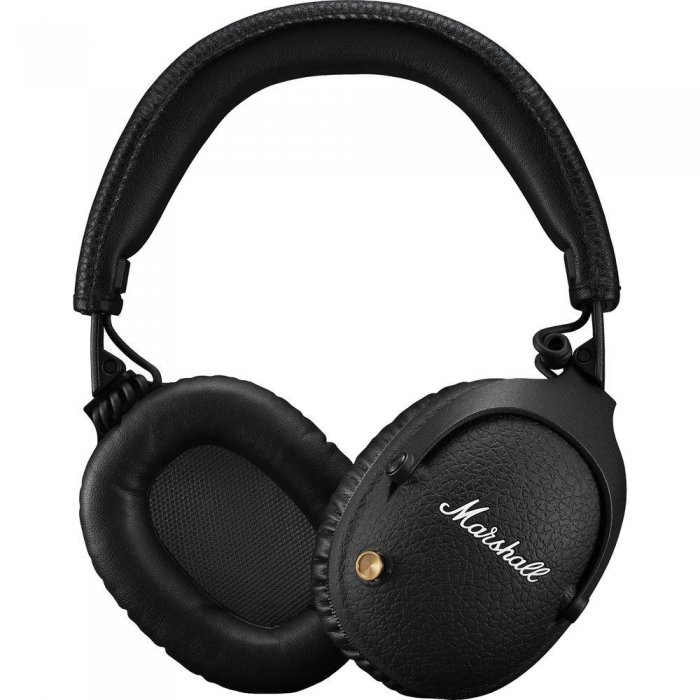 Marshall Monitor II Over-Ear Noise Cancelling Bluetooth Headphones BLACK - Click Image to Close
