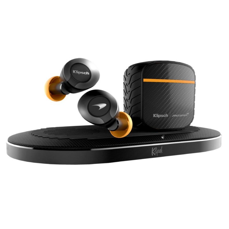 Klipsch T5TWII ANC McLaren Wireless Earbuds with Active Noise Cancelling