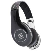 Soul by Ludacris - Pro High-Definition On-Ear Headphones - Chrome/Black