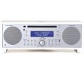 Tivoli Audio HI-FI Music System AM/FM Aux-In w Bluetooth, CD Player & Clock Radio WHITE
