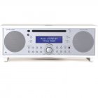 Tivoli Audio HI-FI Music System AM/FM Aux-In w Bluetooth, CD Player & Clock Radio WHITE