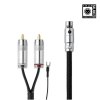 Pro-Ject Connect it Phono S RCA to Mini XLR Balanced Audio Cable 1.23m