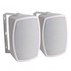 Omage GR404 2-Way 4\" Driver Indoor Outdoor Speakers WHITE (Pair)