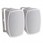 Omage GR404 2-Way 4" Driver Indoor Outdoor Speakers WHITE (Pair)