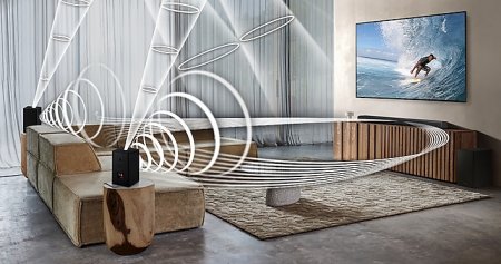 Description image for Samsung HW-Q800A 3.1.2ch Soundbar w/ Dolby Atmos / DTS:X Soundbar System BLACK