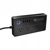 Ultralink Smart AV WiFi Surge Protector Power Bar BLACK