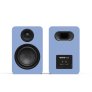 Kanto Living YU6 Passive 2nd Gen Passive Bookshelf Speaker with 1” Silk Dome Tweeter and 5.25” Abaca-Reinforced Woofer, Pair ICE BLUE