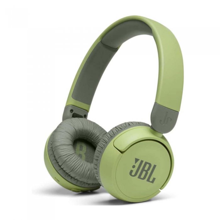 JBL JR310BT Kids Lifestyle Wireless On-Ear Bluetooth Headphones GREEN - Click Image to Close
