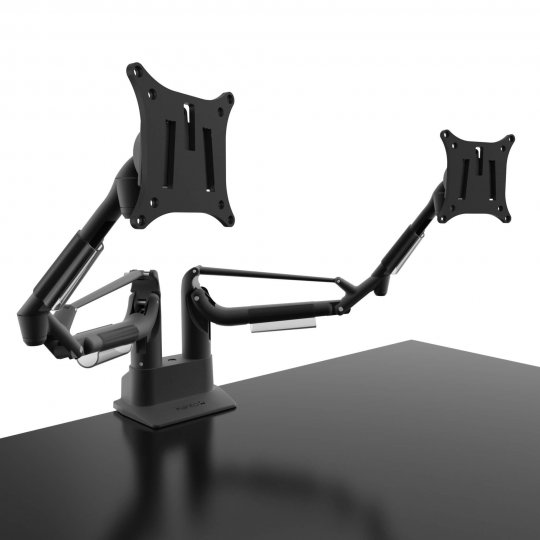 Kanto DMS2000 Dual Arm Desktop Monitor Mount BLACK