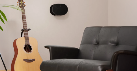 SANUS WSFME32 Fixed Speaker Wall Mount for Sonos Era 300 Pair Black