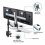 Rocelco EFD Ergonomic Sit To Stand Floating Desk