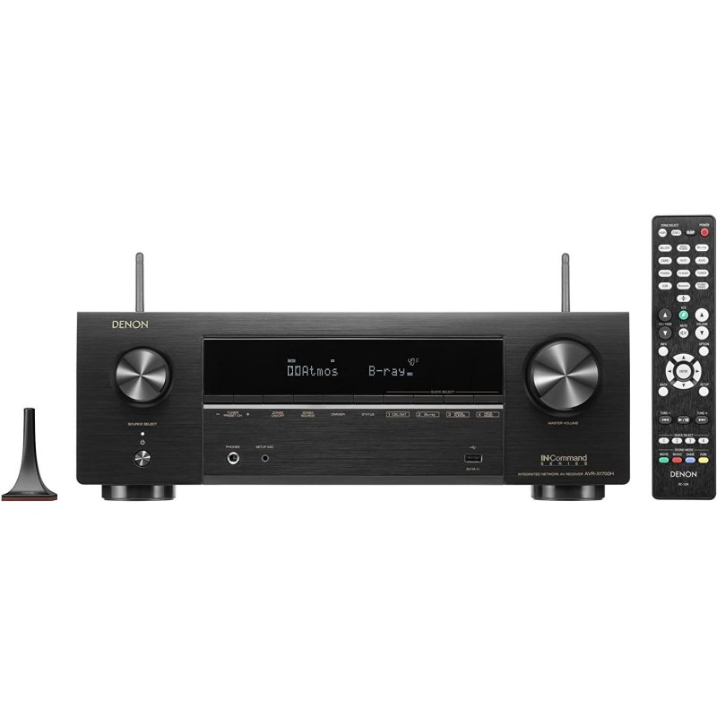 Denon AVR-X1700H 7.2 Channel 8K AV Receiver BLACK