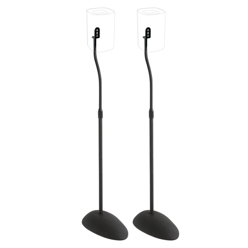 Sanus HTB3-B3 28 to 38-Inch Adjustable Speaker Stand (Pair) BLACK