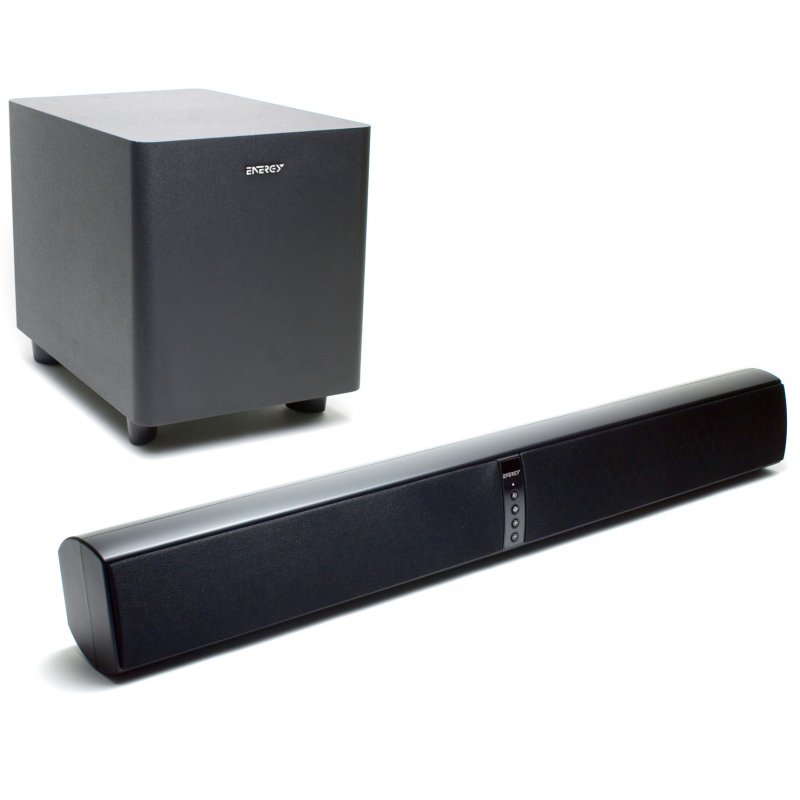 Energy Power Bar Soundbar with 8" Wireless Subwoofer