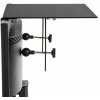 iQ IQTTS1210 12-inch TV Top Shelf for Speakers, Cable Boxes, Game Consoles & AV Components BLACK