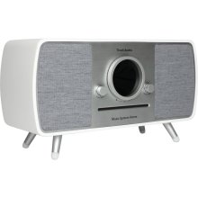 Tivoli Audio Music System Home w Bluetooth & Alexa-Enabled Wi-FI WHITE