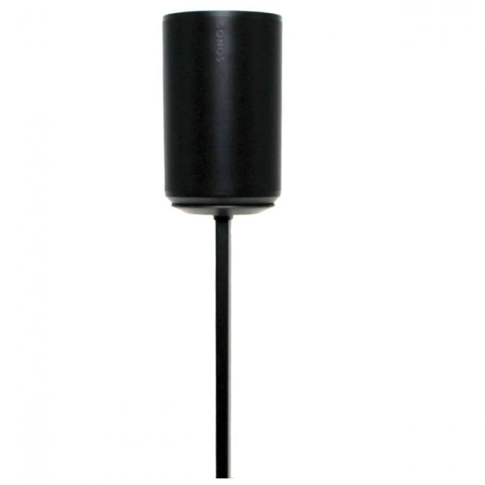 Sanus WSSE1A1 Height-Adjustable Speaker Stand for Sonos Era 100 (Single) BLACK - Click Image to Close