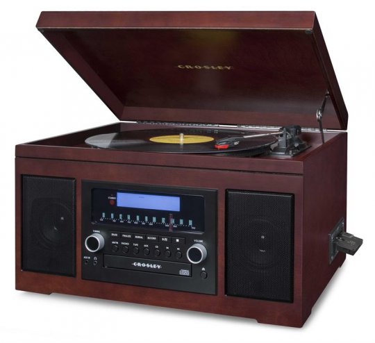 Crosley CR2415-MA 'Cannon' CD Recording Entertainment Center