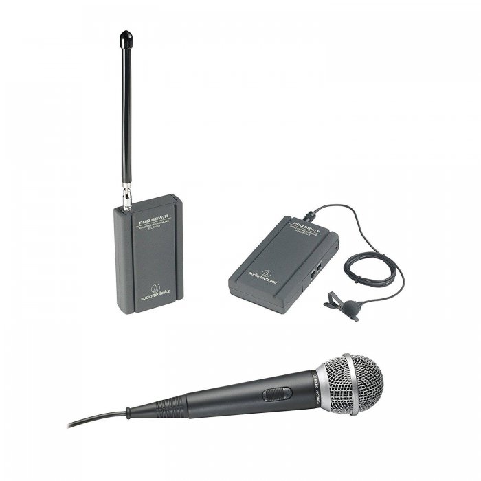 Audio-Technica ATR288W VHF Twin Microphone System - Click Image to Close